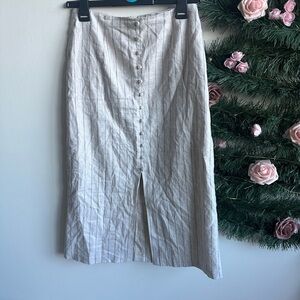 Banana Republic Light Gray Pencil Skirt